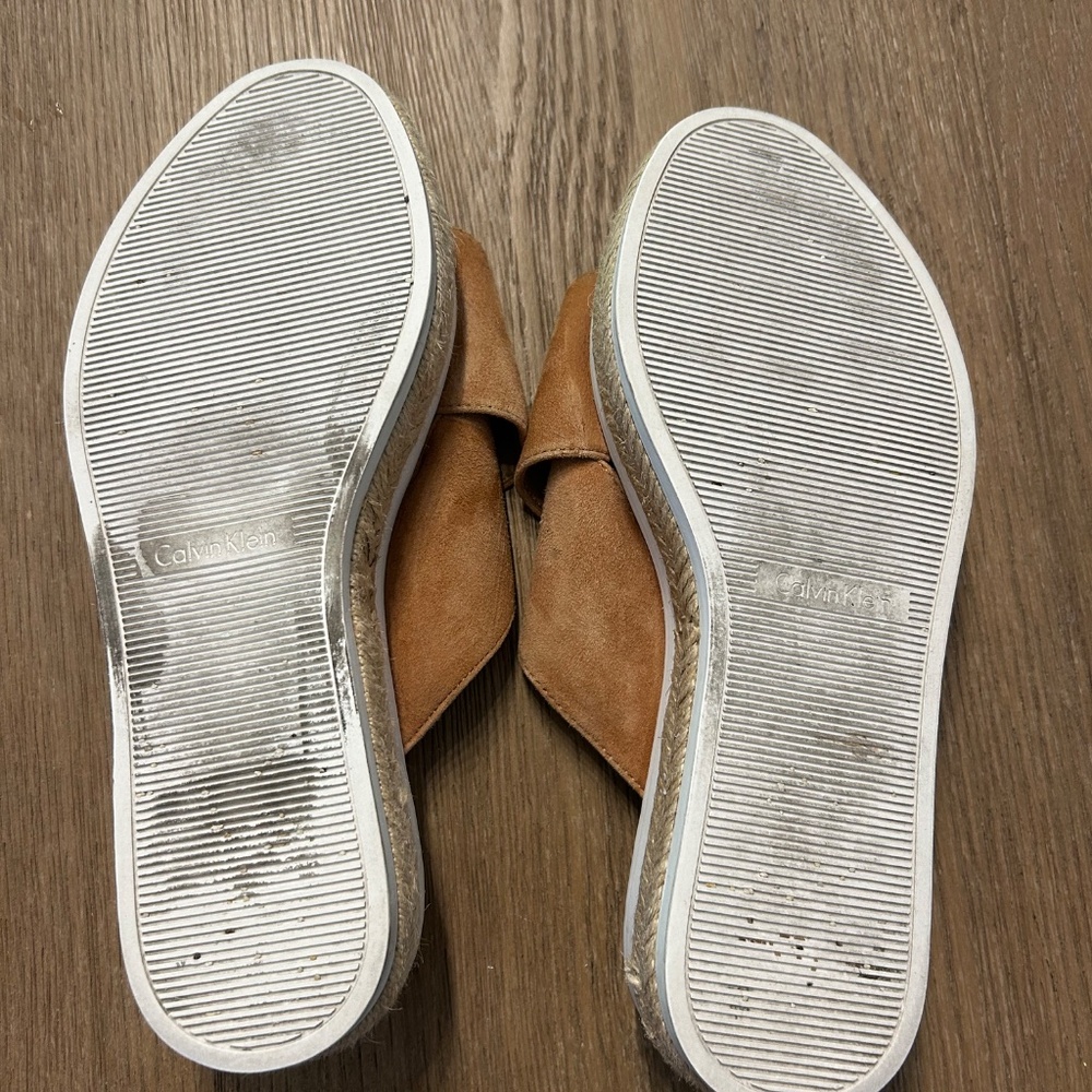 Calvin KleinJupare Platform Espadrille Sandals-Size 6.5 - Picture 6 of 7